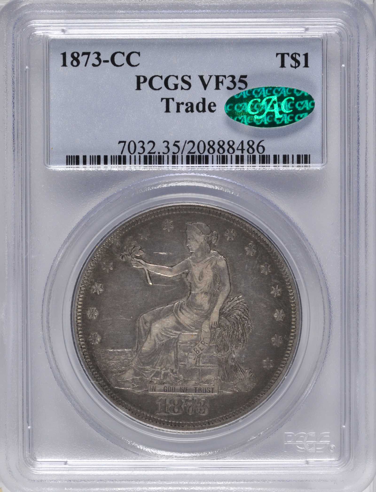 1873-CC Trade$ VF35 CAC thumbnail 4