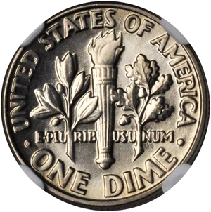 image for: 1982-D Roosevelt Dime. MS-68 FT (NGC).