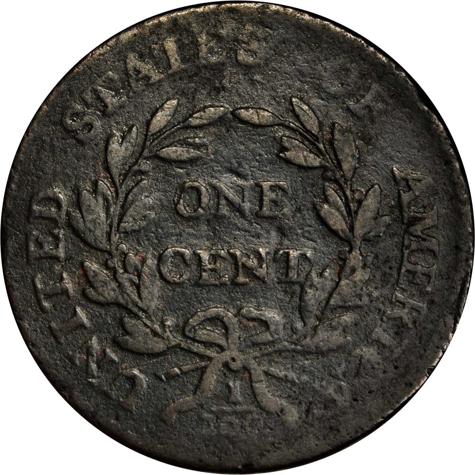 image for: 1796 Draped Bust Cent. S-99. Rarity-5+. Reverse of 1795. Good-6 (PCGS).