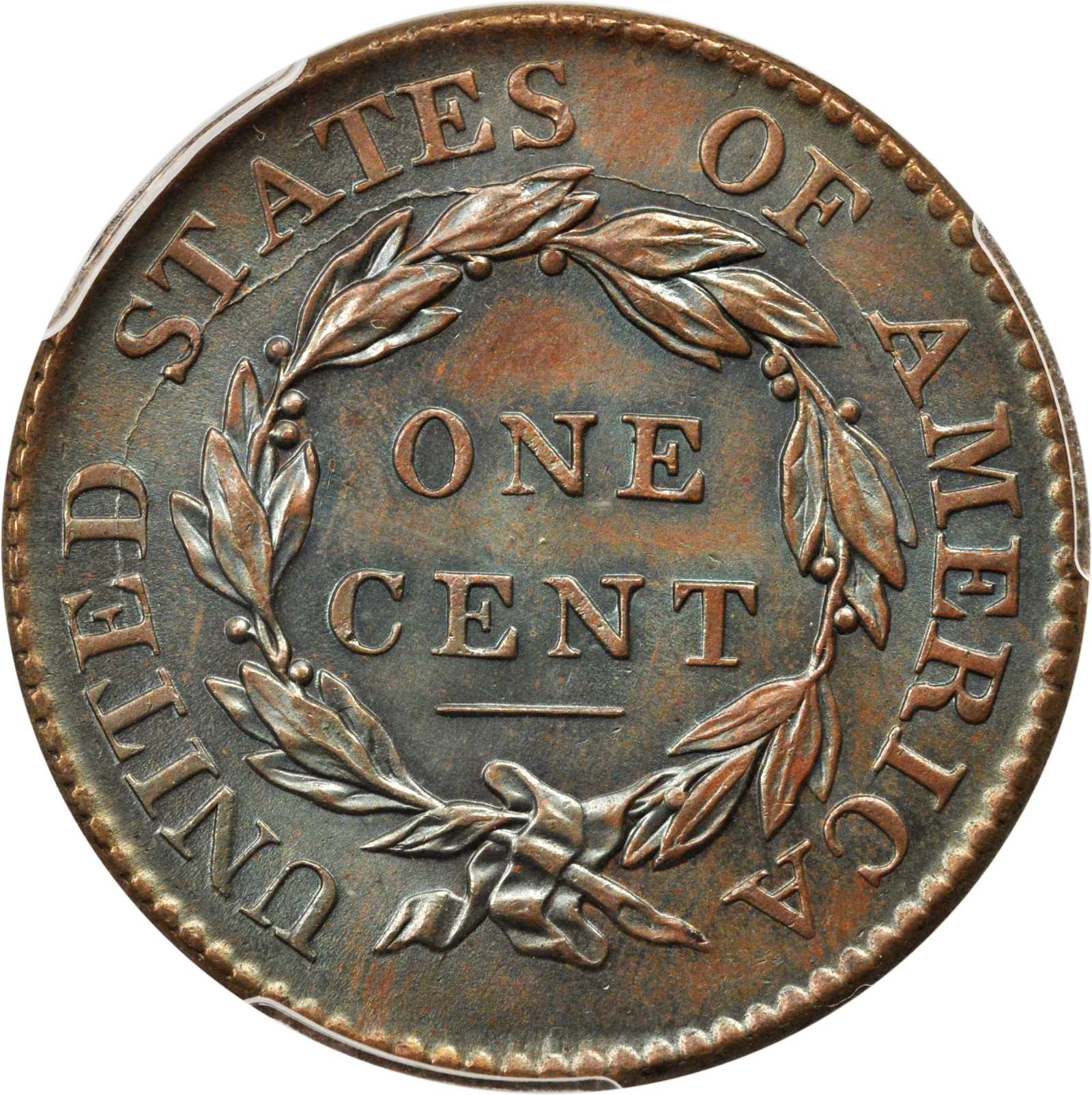 image for: 1818 Matron Head Cent. N-6. Rarity-1. MS-63 BN (PCGS).