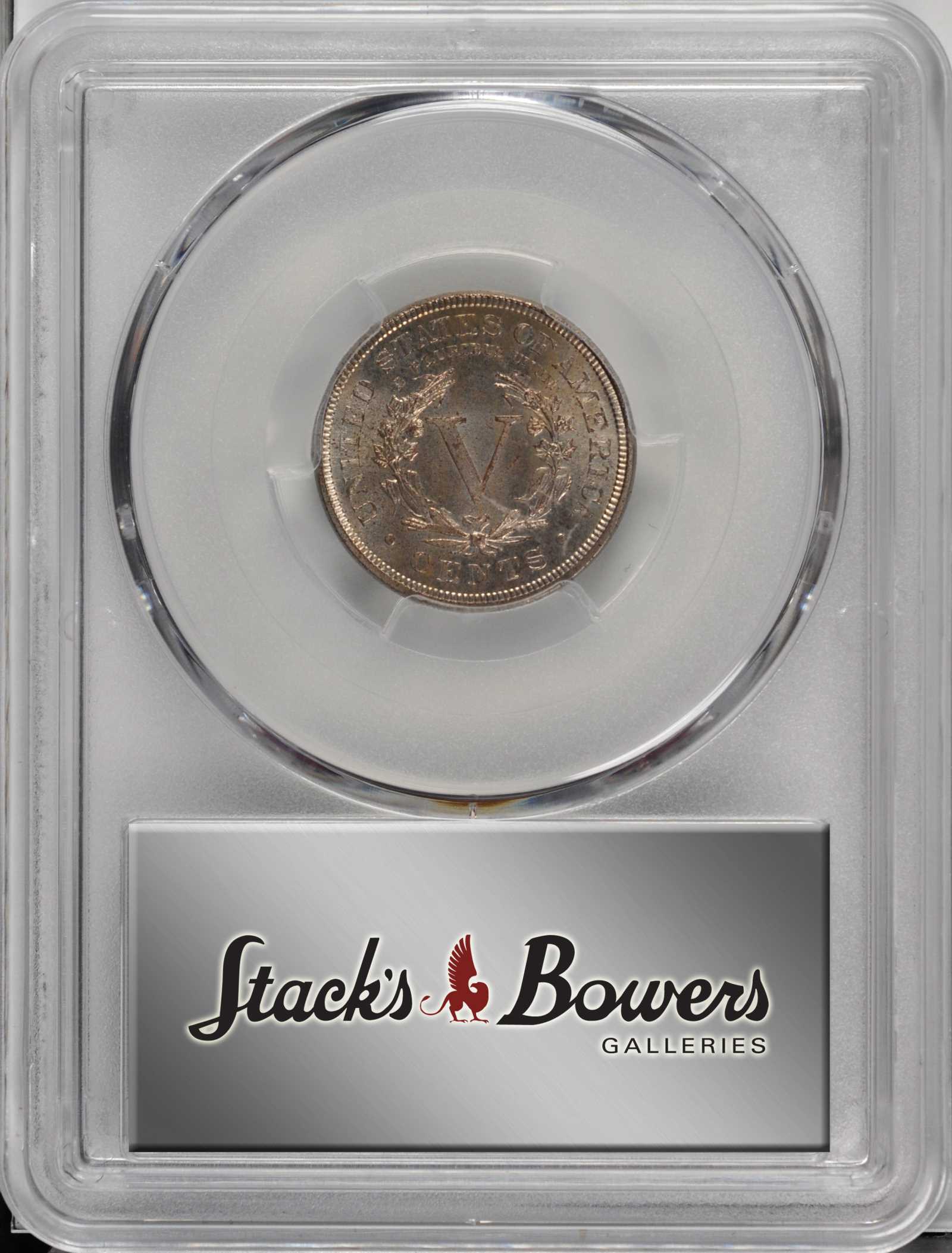 1889 5c AU53 CAC thumbnail 8
