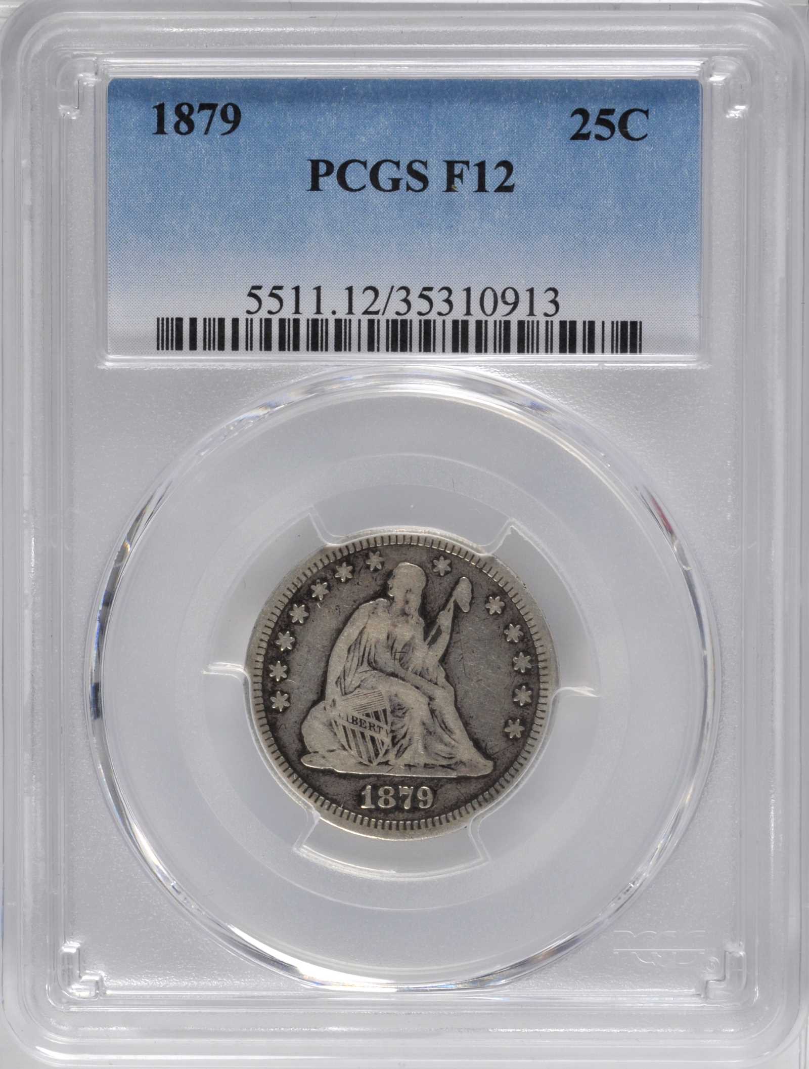 1879 25c G6 CAC thumbnail 14