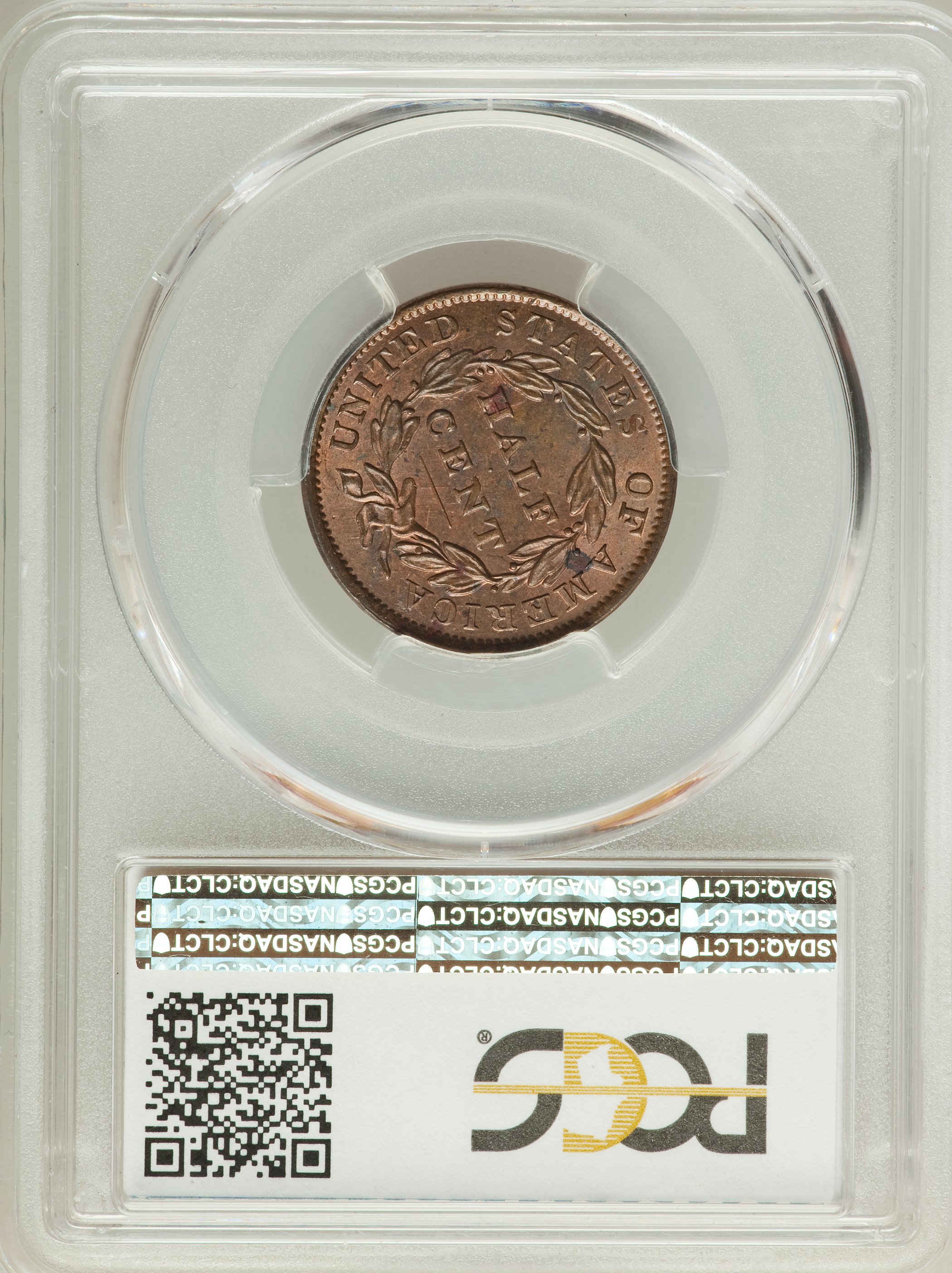1833 1/2c MS RB MS64 RB thumbnail 6
