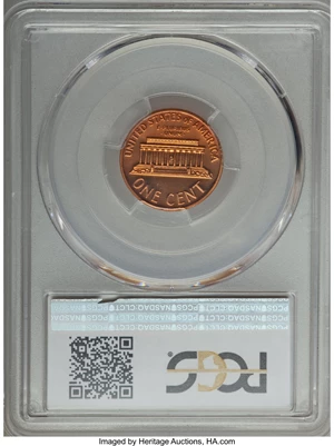 image for: 1970-S 1C Small Date PR69 Red Cameo PCGS. PCGS Population: (14/0). NGC Census: (1/0)....