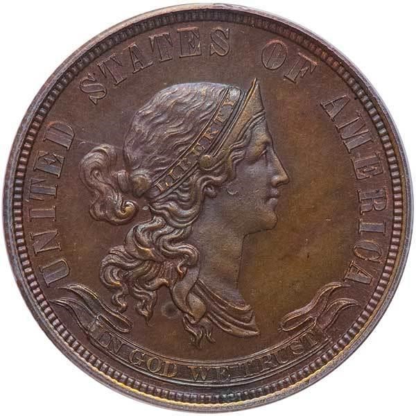 image for: 25C 1870 J-896. PCGS PR65 BN CAC