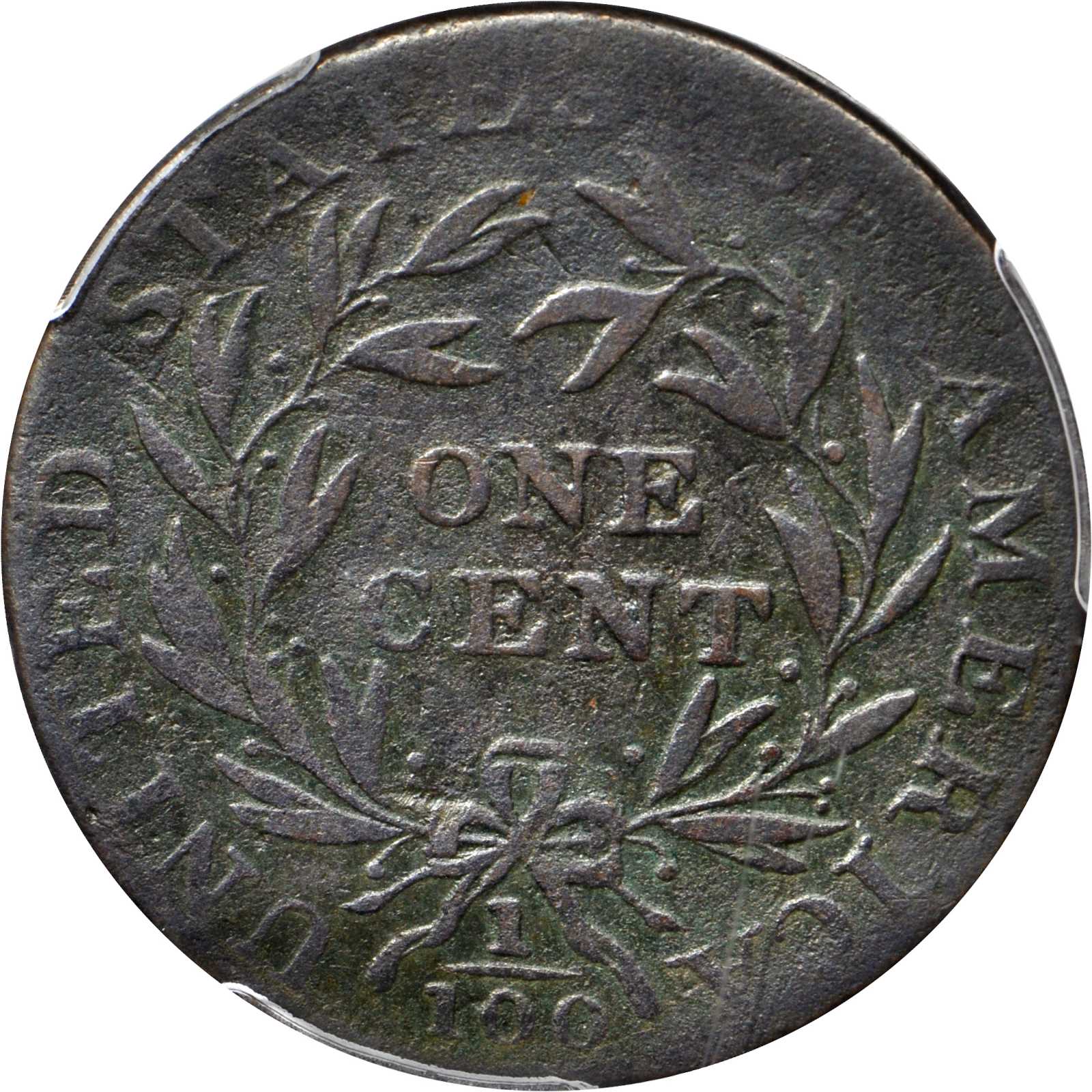 image for: 1795 Liberty Cap Cent. S-80. Rarity-5+. Jefferson Head. Plain Edge. Fine-15 (PCGS).