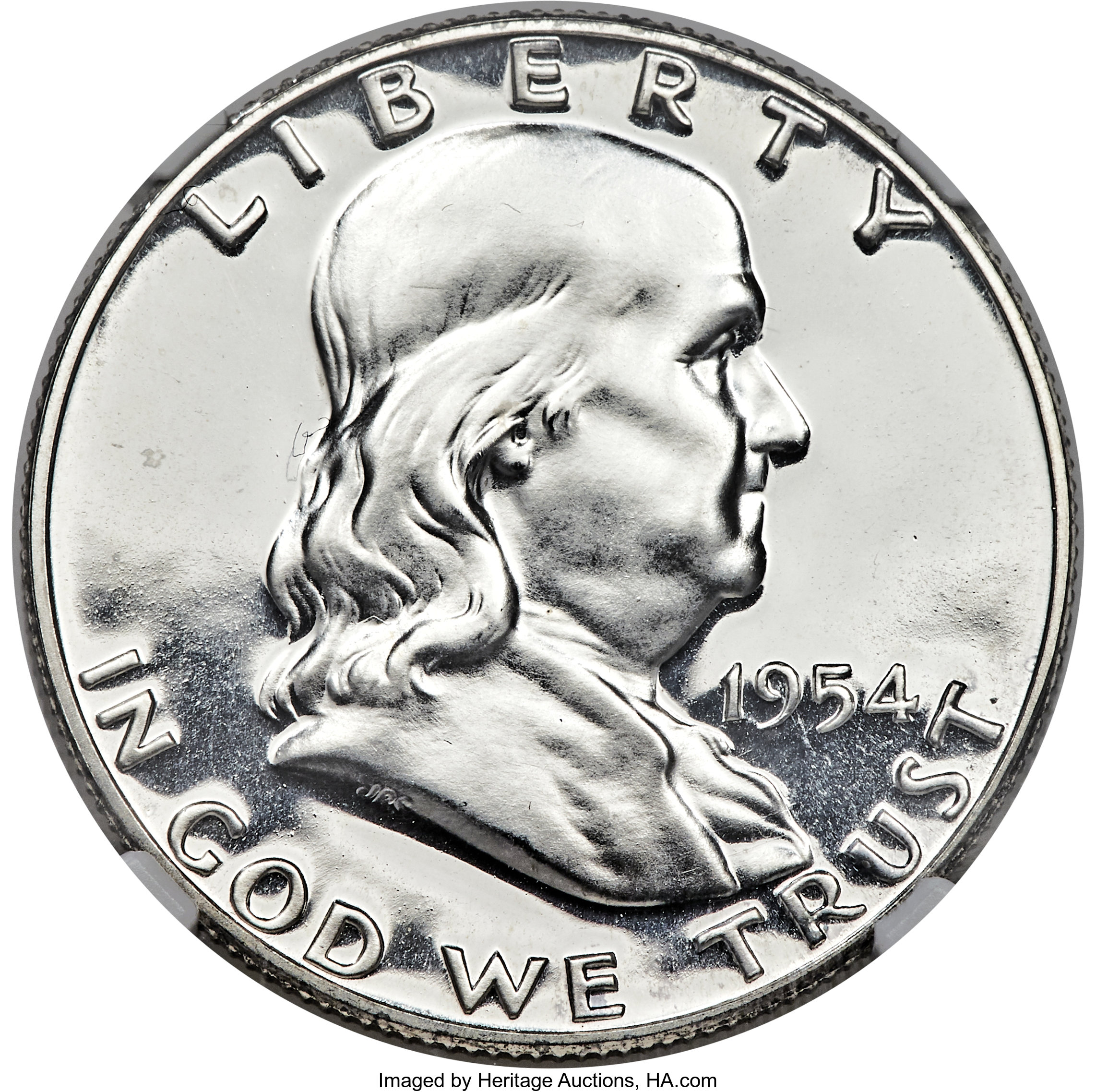 1954 50C PR69 Cameo NGC. ...