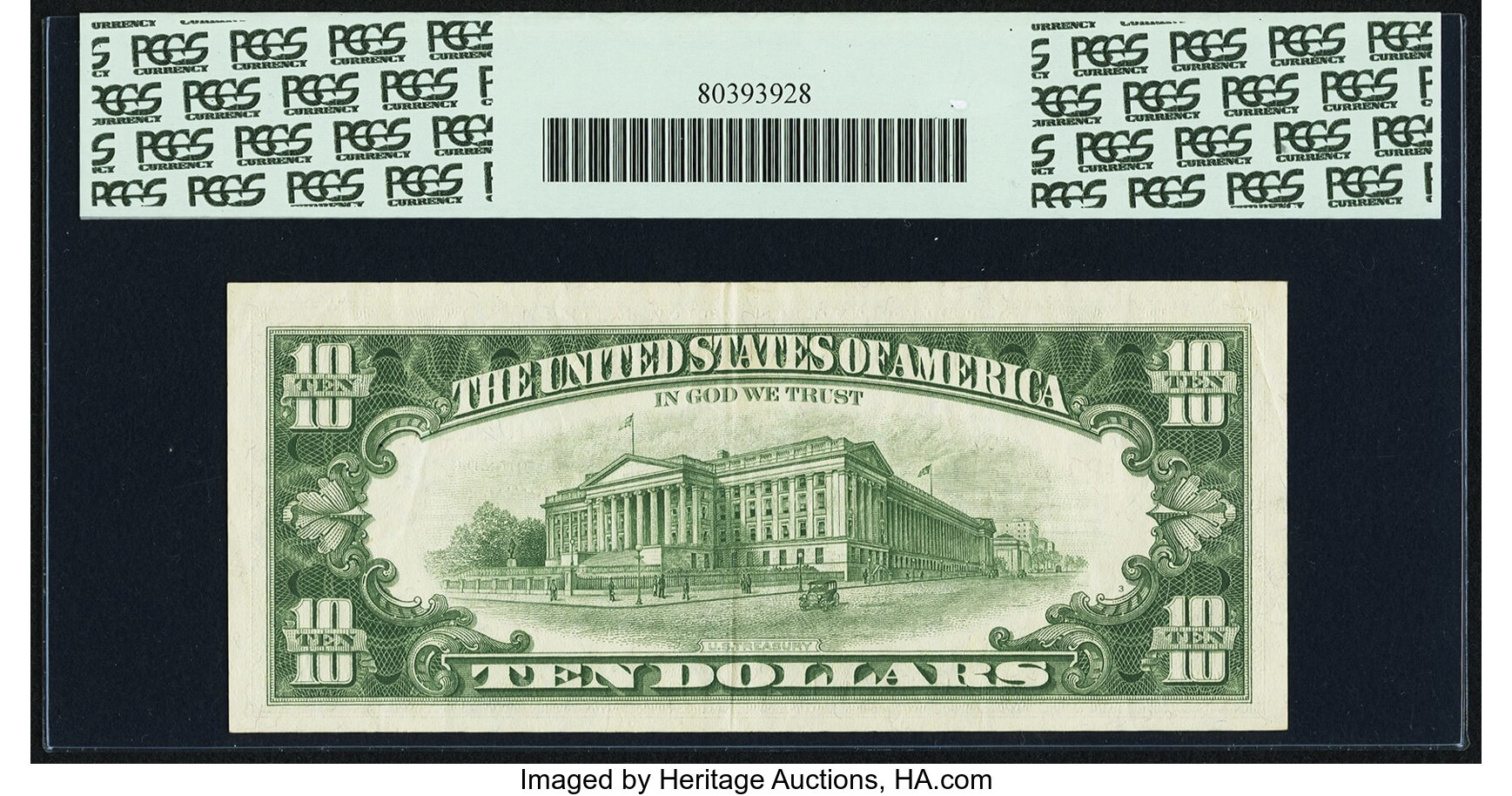 image for: Fr. 2016-L* $10 1963 Federal Reserve Star Note. PCGS Extremely Fine 45PPQ....