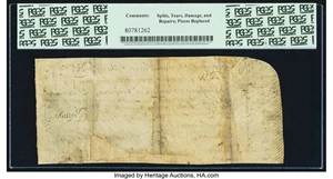 image for: Virginia September 1, 1775 £5 PCGS Fine 15....