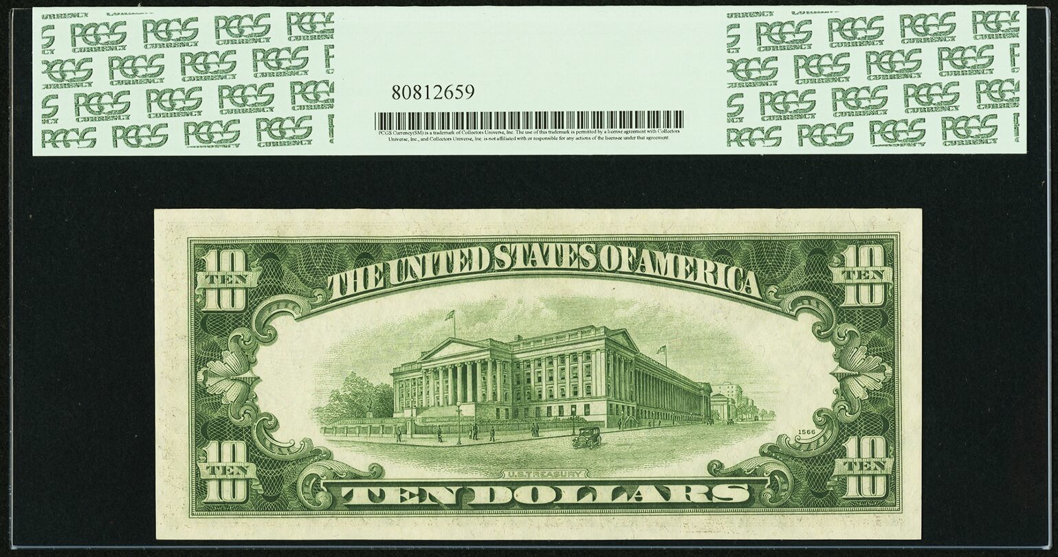 image for: Fr. 2013-G* $10 1950C Federal Reserve Star Note. PCGS Very Choice New 64PPQ....