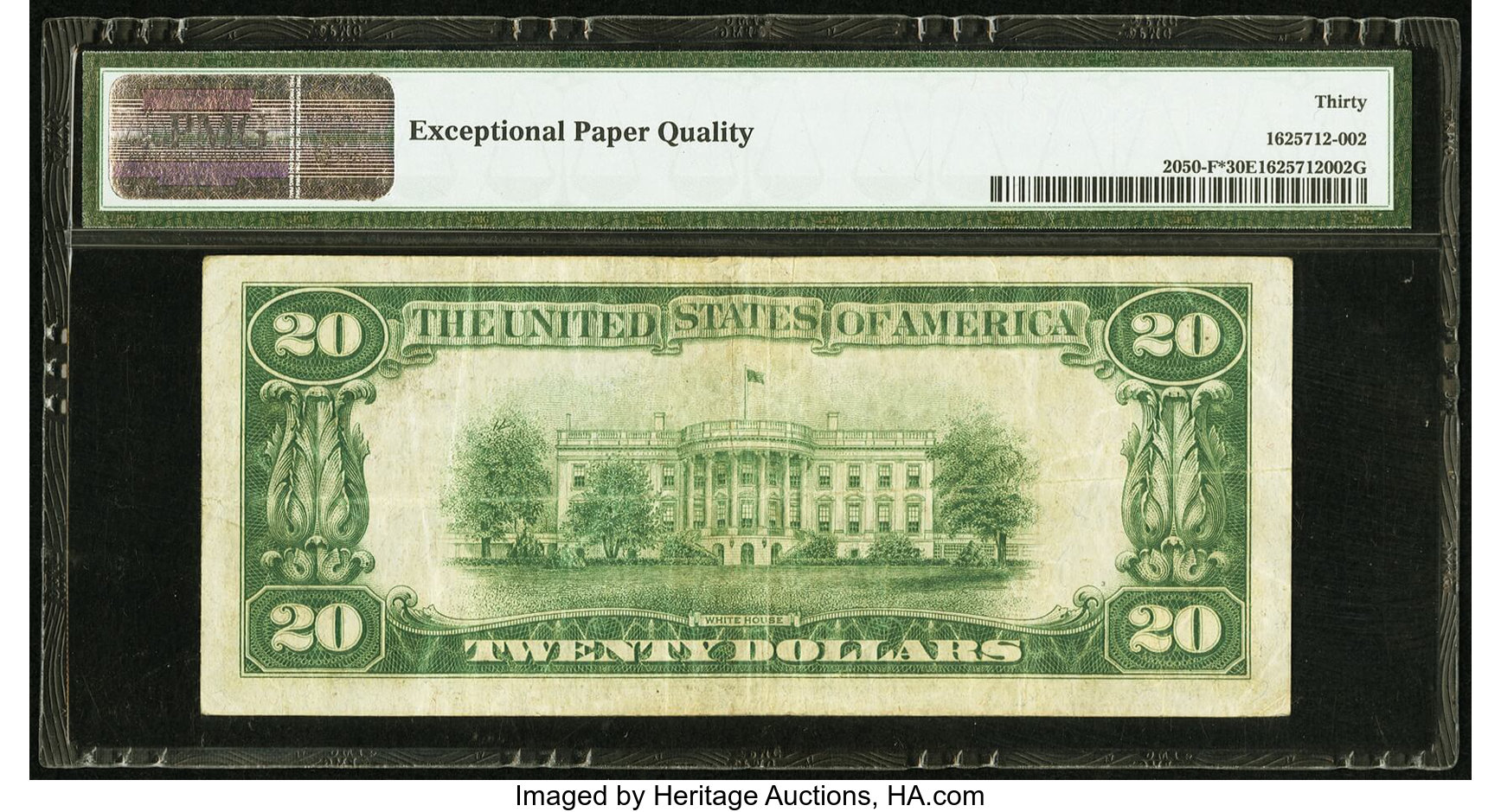 image for: Fr. 2050-F* $20 1928 Federal Reserve Note. PMG Very Fine 30 EPQ....