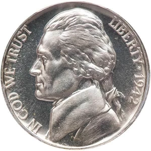 image for: 5C 1942-P TYPE 2. PCGS PR66 CAM CAC