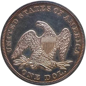image for: $1 1855 PCGS PR63 CAM