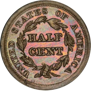 image for: 1/2C 1856 J-177. PCGS PR64