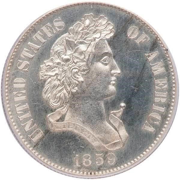 image for: 50C 1859 J-237. PCGS PR63
