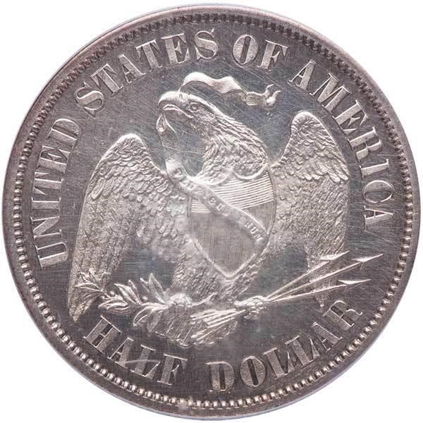 image for: 50C 1859 J-245. PCGS PR61