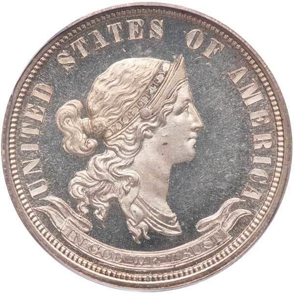 1870 P25c Silver, J-895 PR