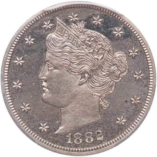 image for: 5C 1882 J-1690. PCGS PR65