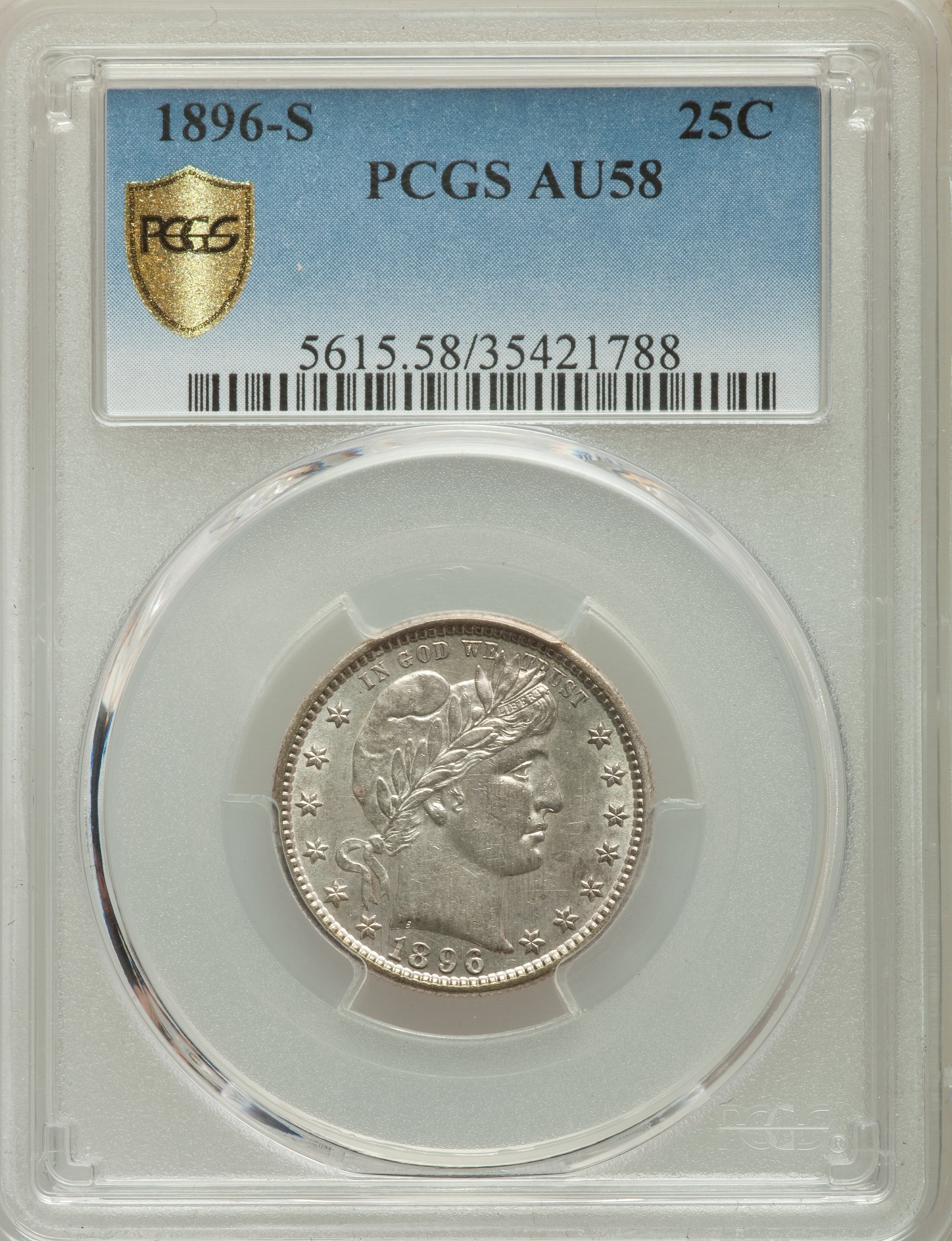 1896-S 25c MS61 thumbnail 14