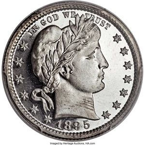 image for: 1895 25C PR67 Deep Cameo PCGS Secure....
