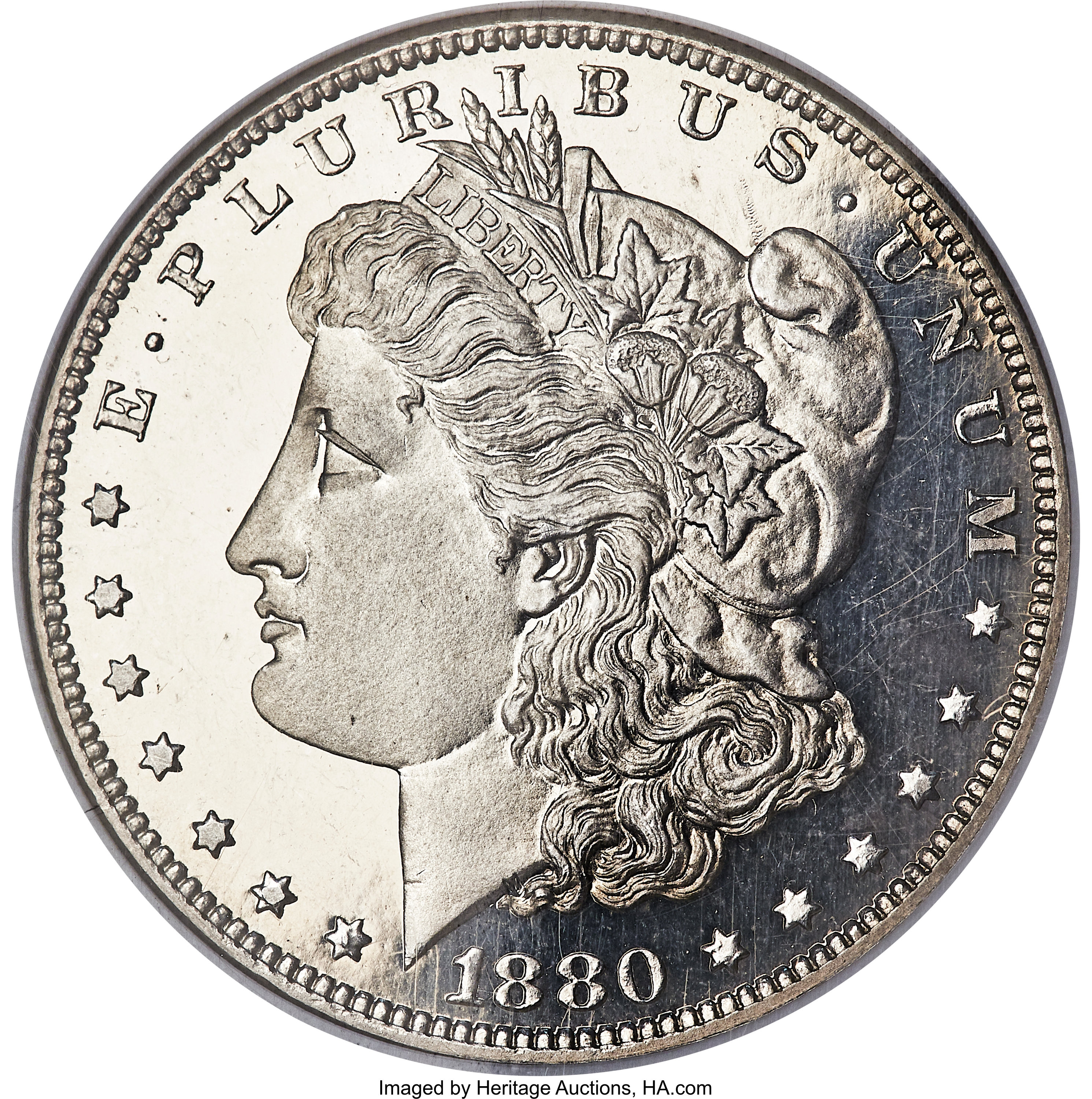 1880 $1 PR68 Cameo NGC. VAM-13. ...