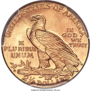 image for: 1925-D $2 1/2 MS66 PCGS Secure....