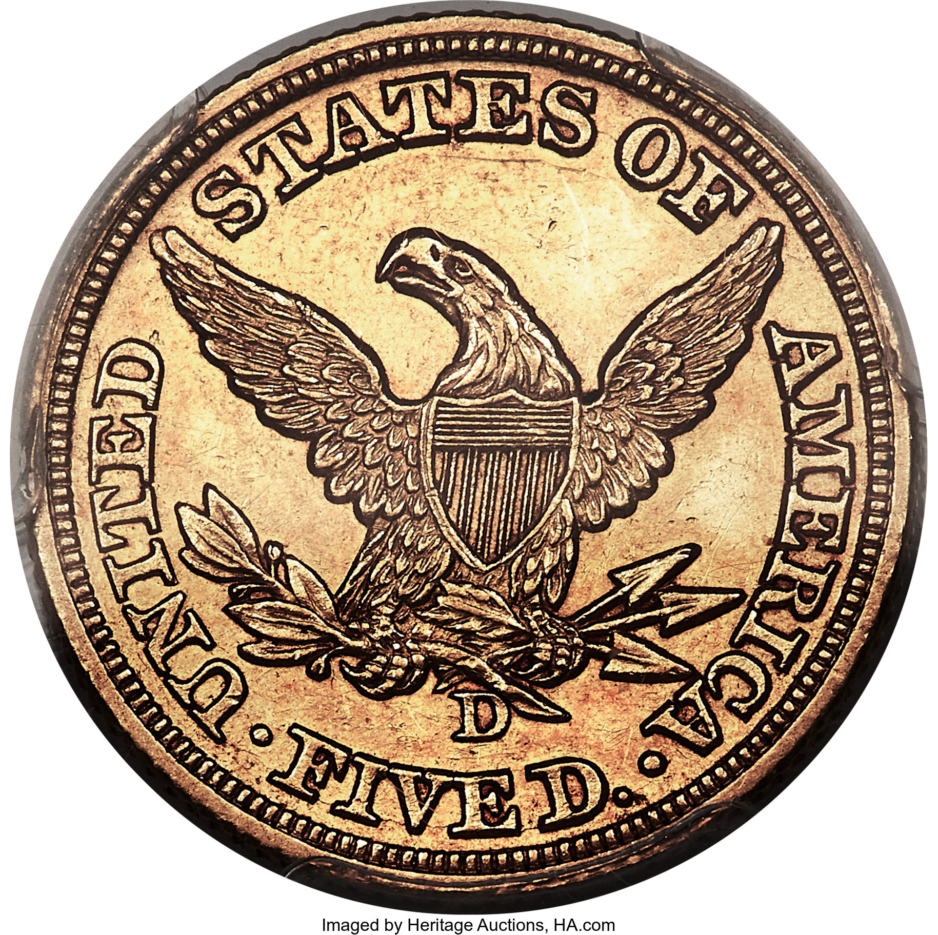 1848-D/D $5 MS