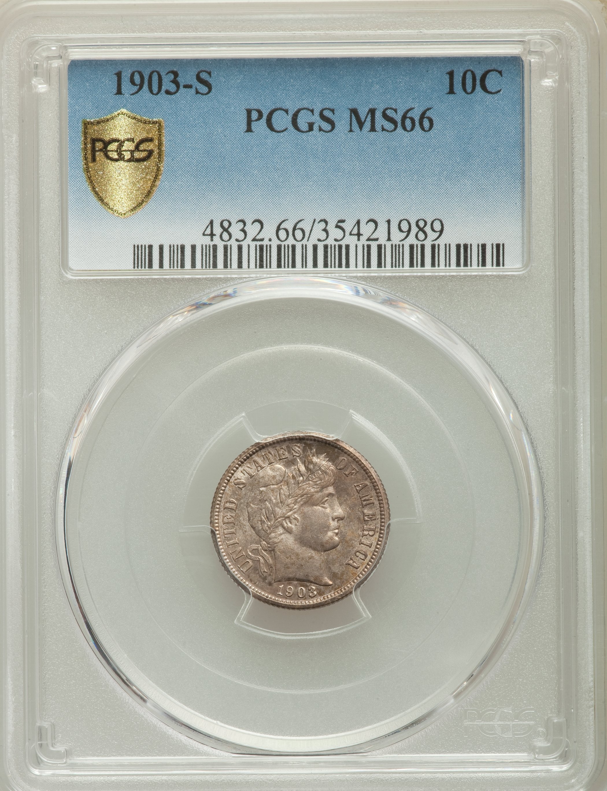 1903-S 10c MS66 thumbnail 4
