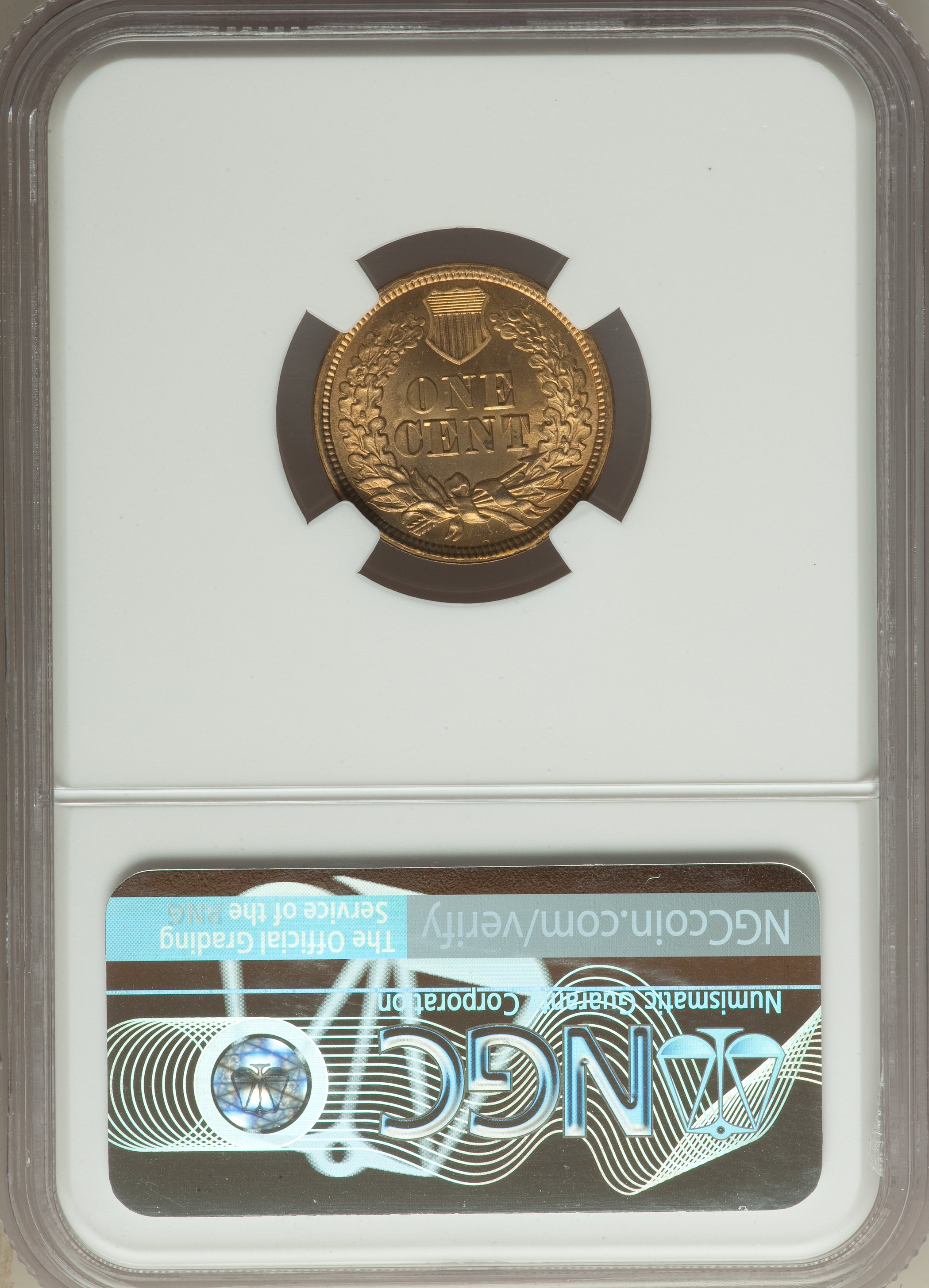 image for: 1864 1C No L Indian Cent, Judd-353, Pollock-425, Snow-PT1a-2, Low R.6, MS65 NGC. CAC....