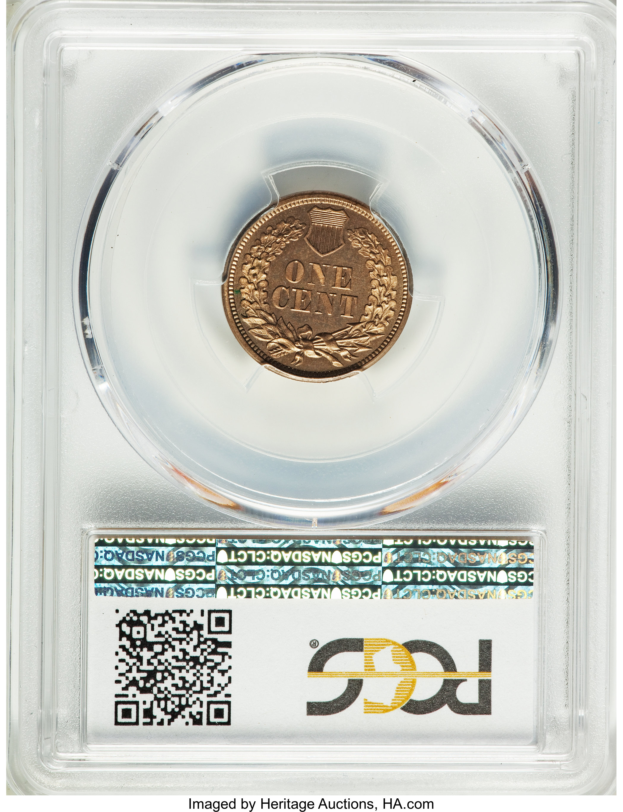 1862 1c PR63 CAC thumbnail 7