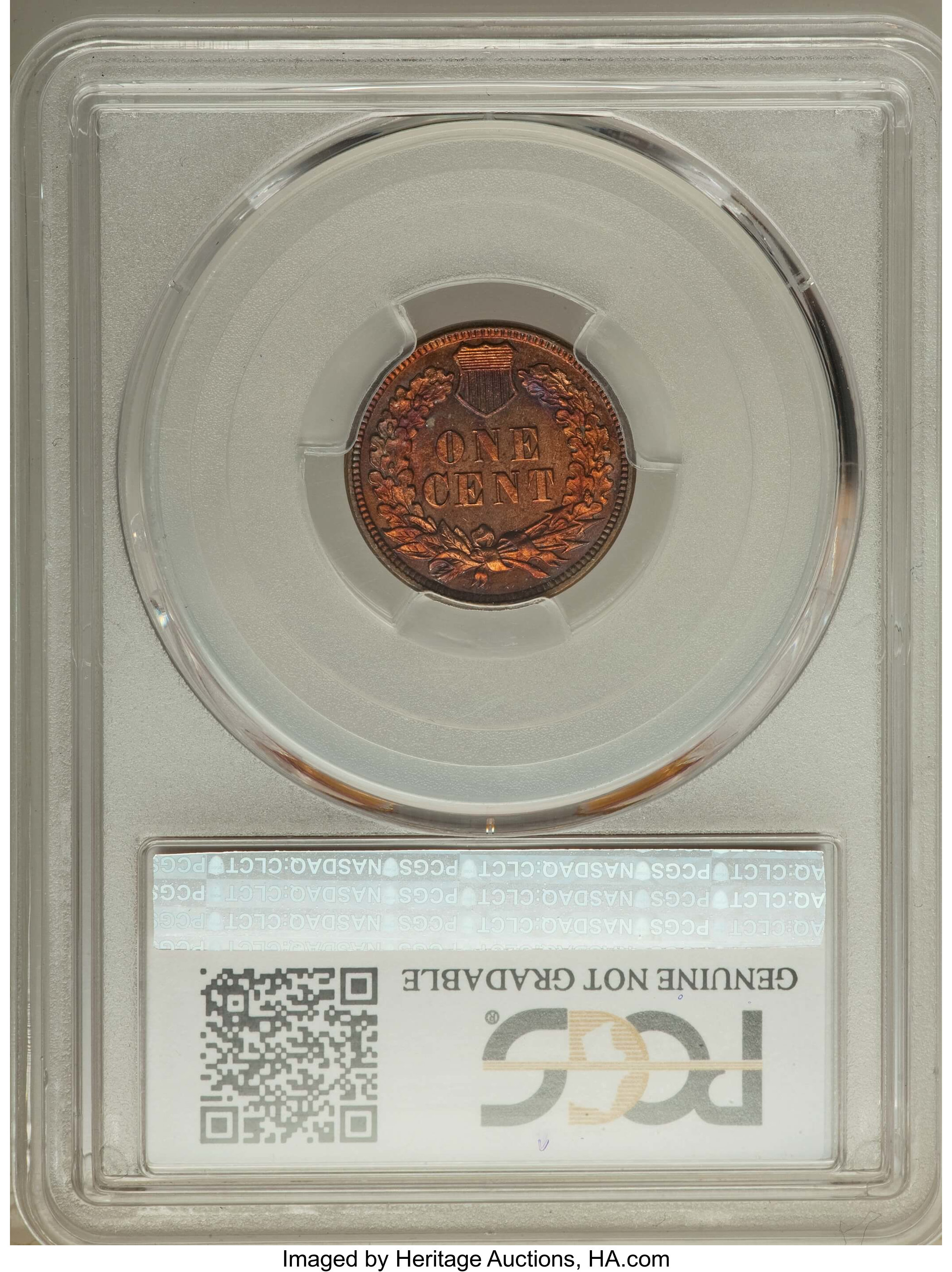 1885 1c PR BN AU58 BN thumbnail 2
