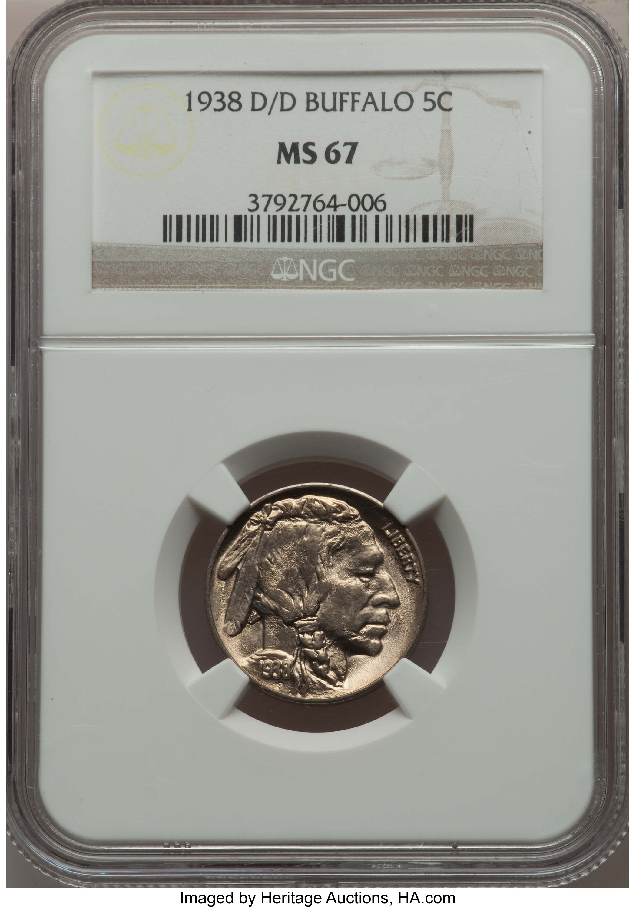 Buffalo Nickel 5c Type 1 Reverse, Matte Finish, 1913 PR [Type] thumbnail 10