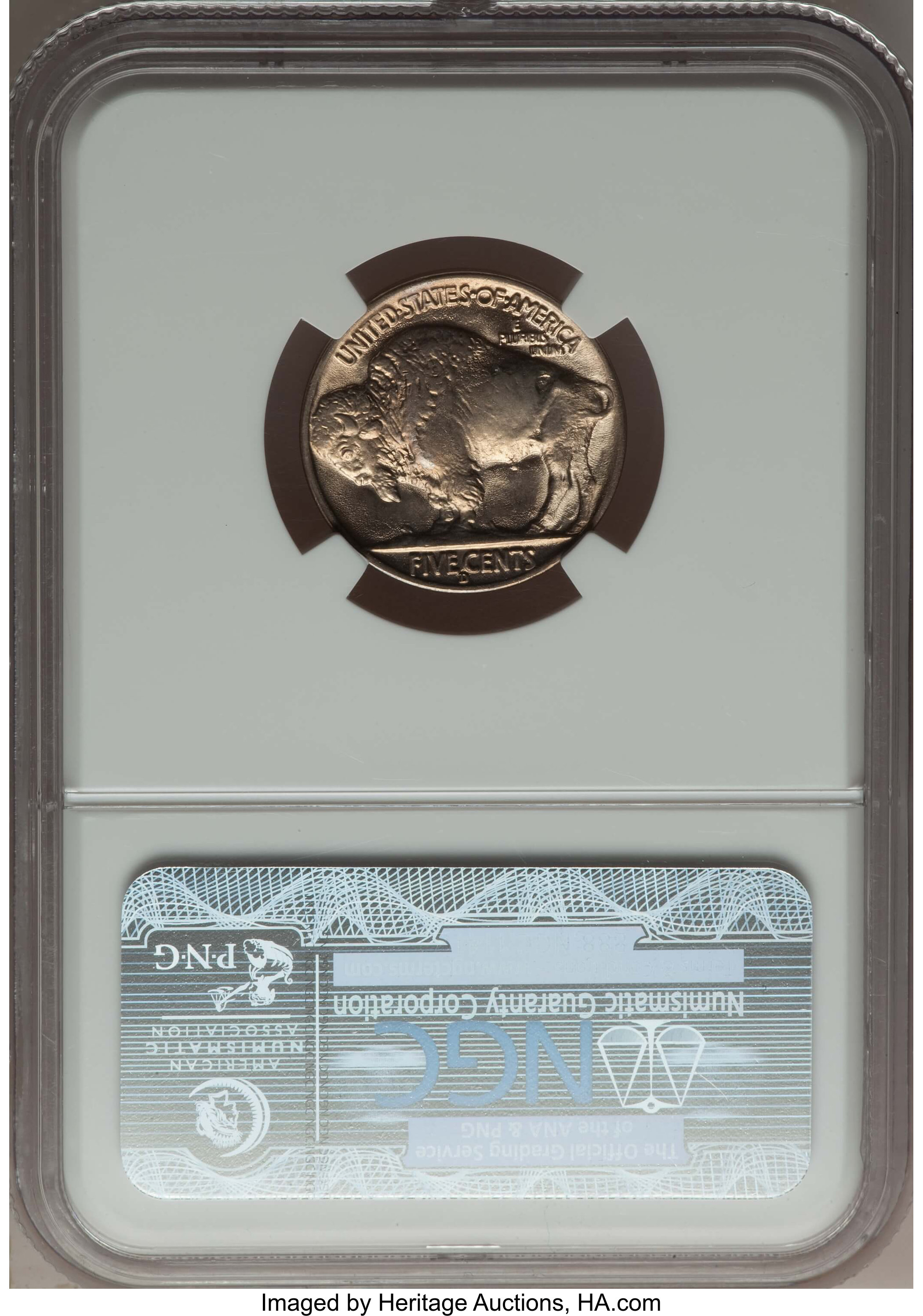 Buffalo Nickel 5c Type 1 Reverse, Matte Finish, 1913 PR [Type] thumbnail 11