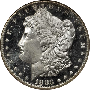 image for: 1883-CC Morgan Silver Dollar. MS-67 DPL (NGC).