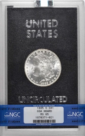 image for: 1885-O GSA Morgan Silver Dollar. MS-65 (NGC).