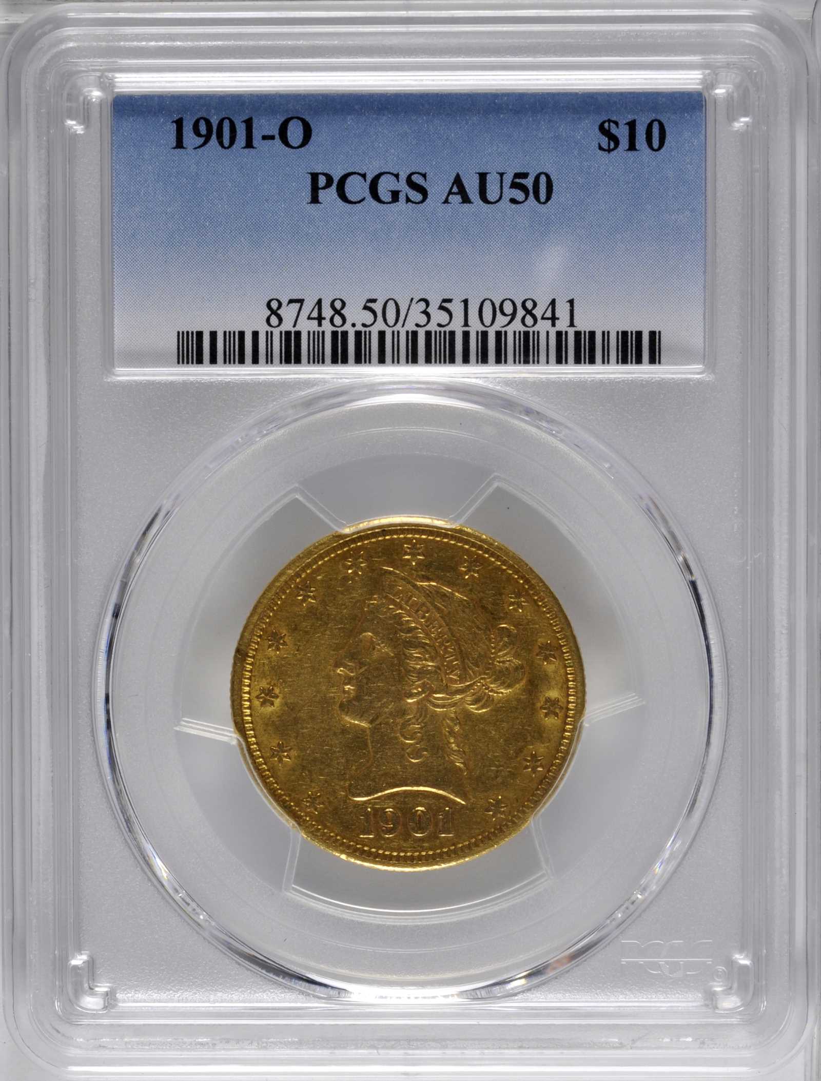 1901-O $10 XF40 thumbnail 6