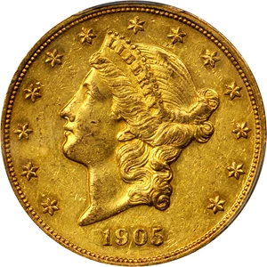 image for: 1905 Liberty Head Double Eagle. Proof-55 (PCGS).
