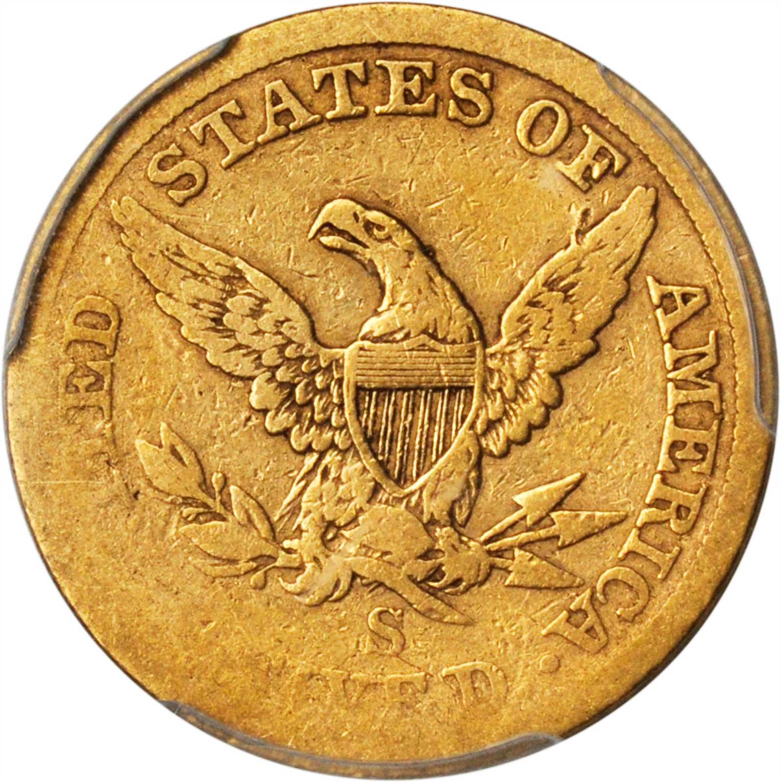 image for: 1863-S Liberty Head Half Eagle. VG-8 (PCGS).