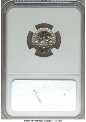 image for: 1965 10C SMS MS69 NGC. NGC Census: (0/0). PCGS Population: (2/0). Mintage 2,360,000. ...