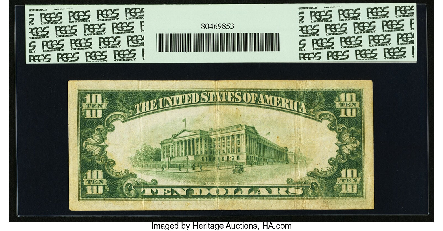 image for: Fr. 2000-G* $10 1928 Federal Reserve Star Note. PCGS Very Fine 20....
