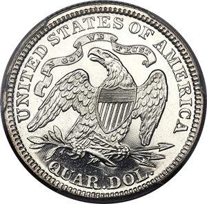 image for: 1886 25C PR65 Deep Cameo PCGS Secure. Briggs 2-B....