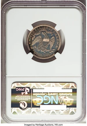 image for: 1882 25C PR67+ ★ NGC. Briggs 2-B....