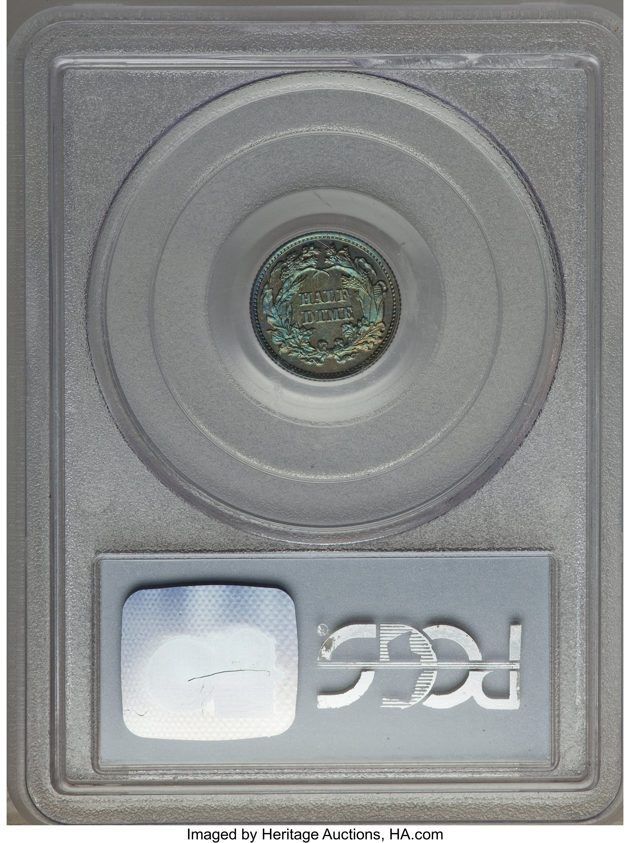 image for: 1870 H10C Half Dime, Judd-817, Pollock-906, High R.6, PR66 Brown PCGS....