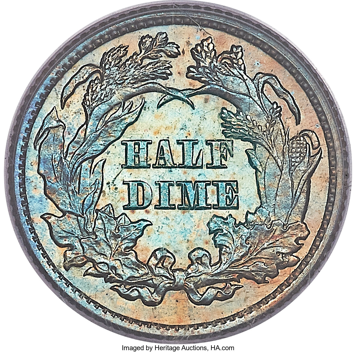 image for: 1870 H10C Half Dime, Judd-817, Pollock-906, High R.6, PR66 Brown PCGS....