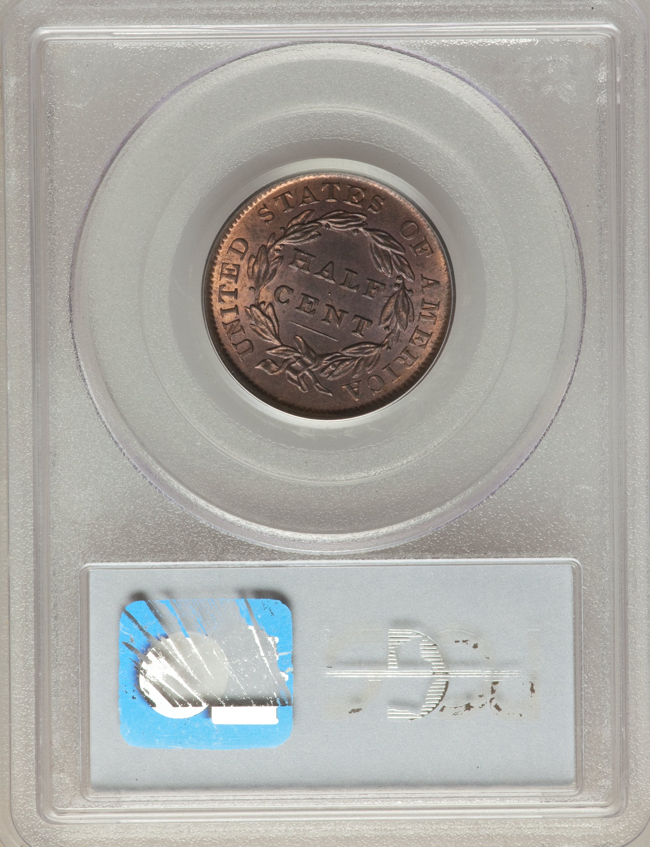Classic Head Half Cent 1/2c 1809-1836 MS RD [Type] MS63 RD thumbnail 12