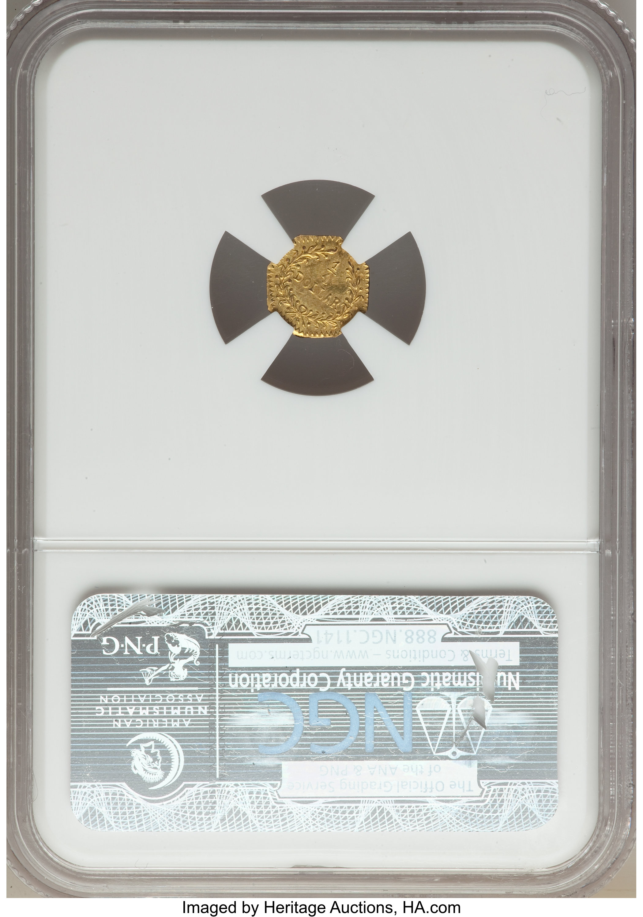 image for: 1880 25C Indian Octagonal 25 Cents, BG-799L, High R.5, MS64 NGC. NGC Census: (1/0). PCGS Population: (12/8).  ...