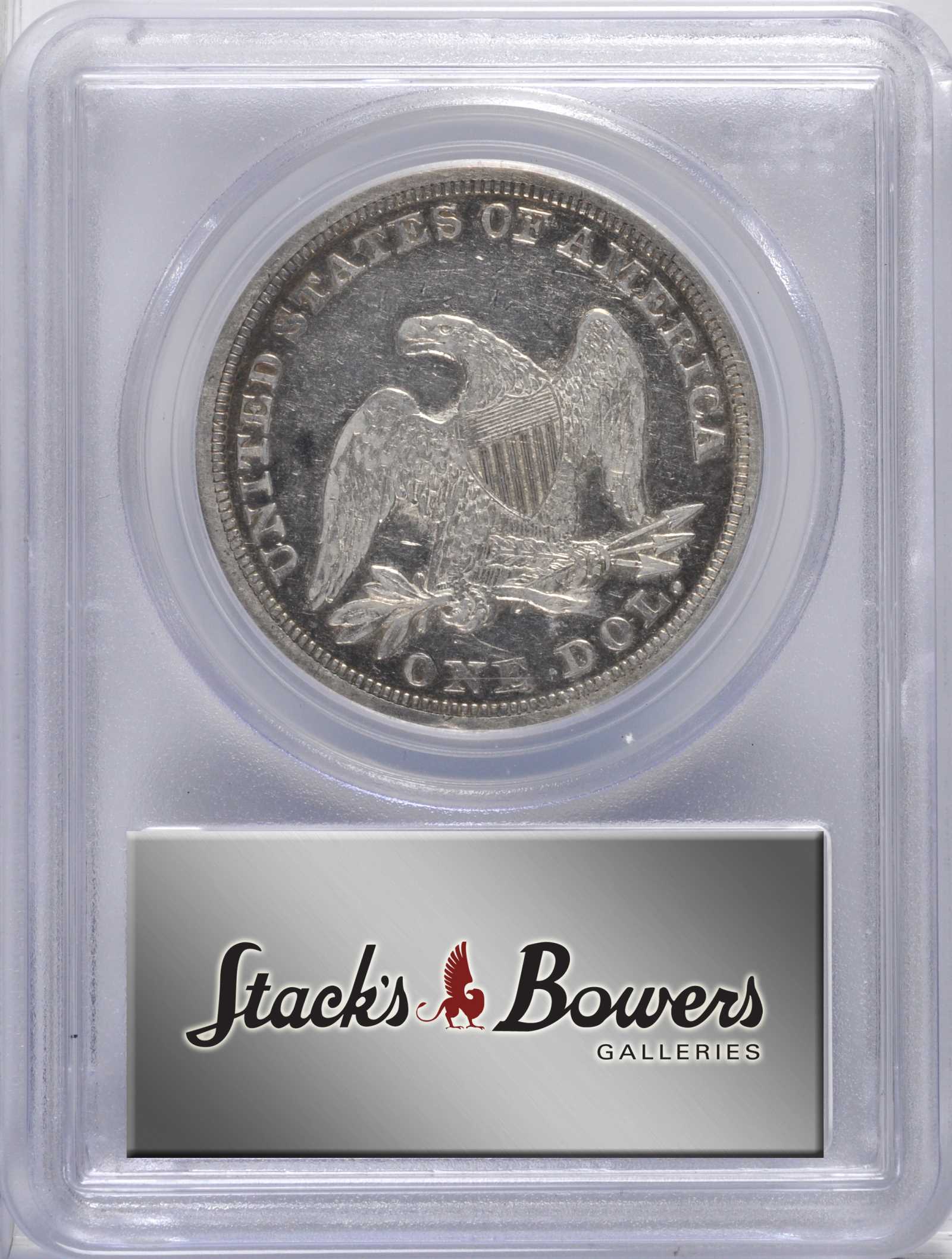 1844 $1 VF35 thumbnail 3