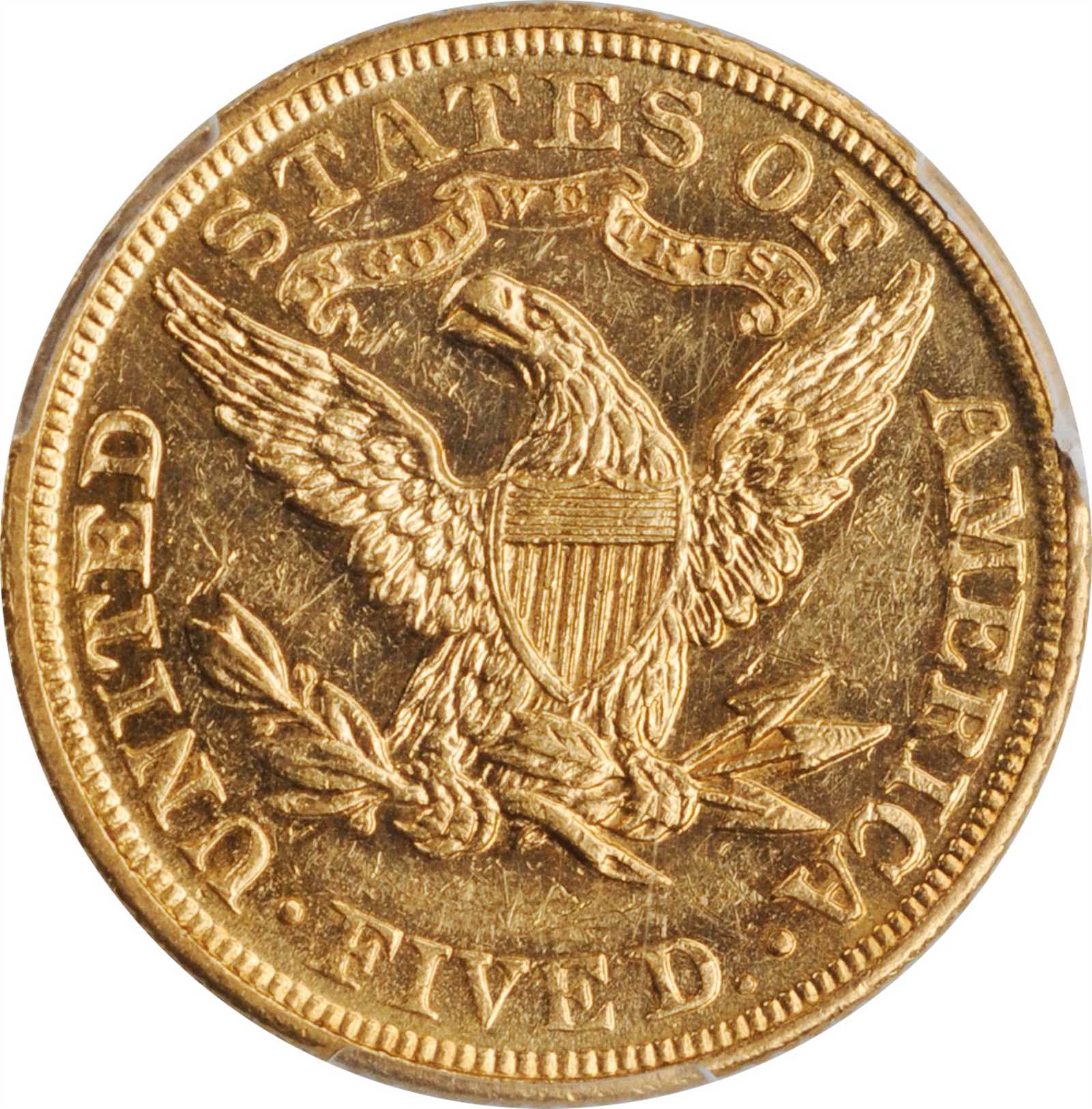 image for: 1906 Liberty Head Half Eagle. JD-1, the only known dies. Rarity-5. Proof-58 (PCGS). CAC.