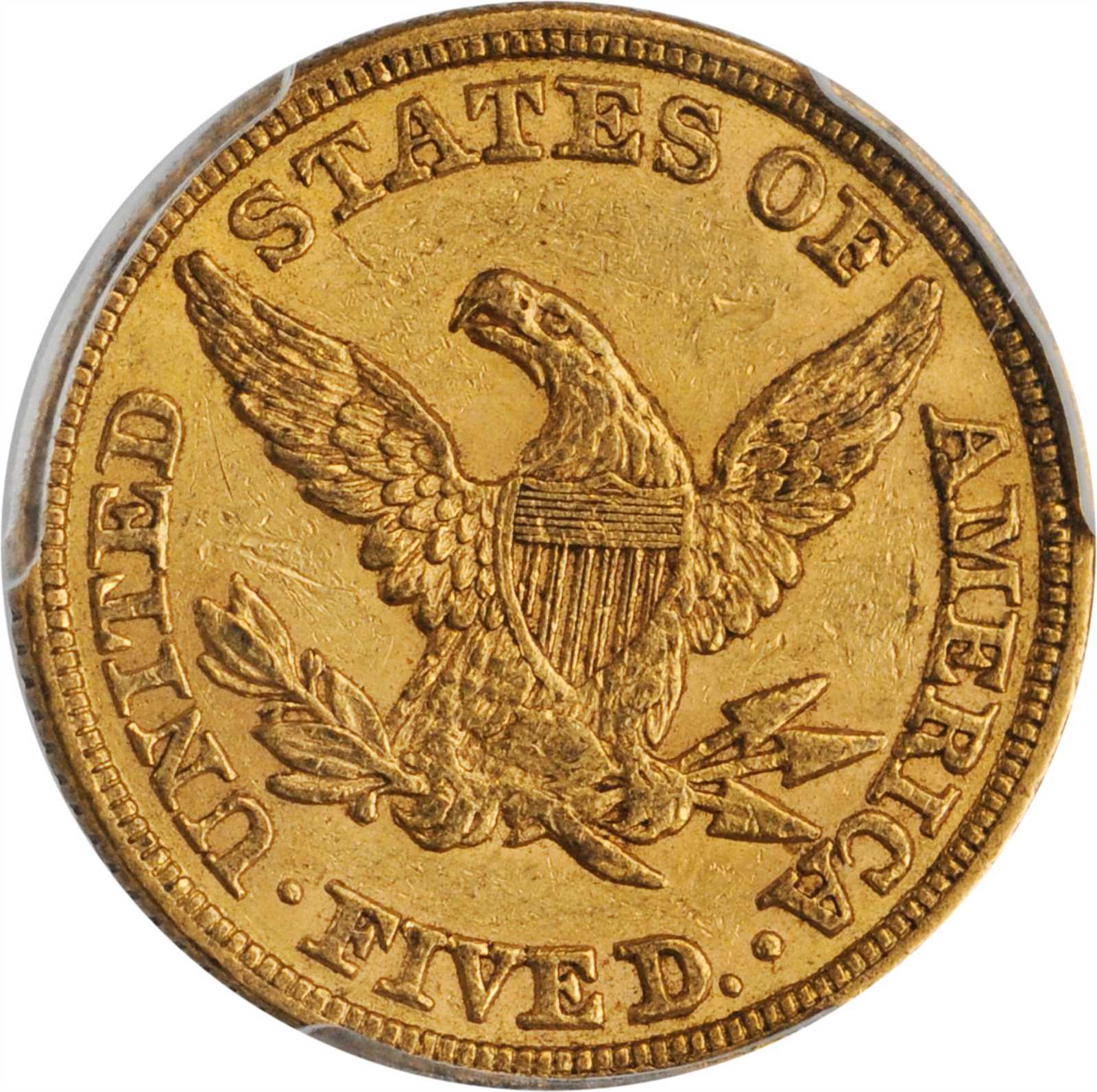 image for: 1859 Liberty Head Half Eagle. AU-53 (PCGS). CAC.