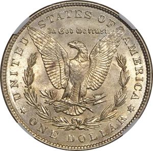 image for: 1887 Morgan Silver Dollar. MS-68 (NGC).